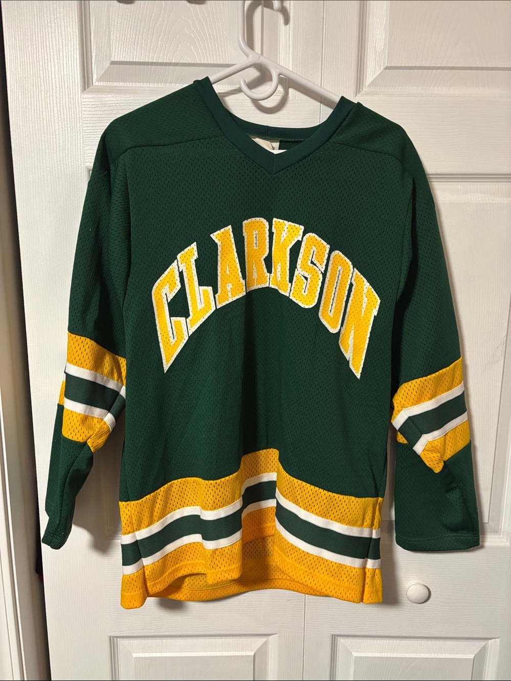 Source Unknown Green and Yellow 'Clarkson' Men's Jersey Shirt